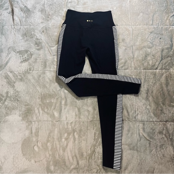 kate spade Pants - Kate spade Black leggings Size Small With Stripes